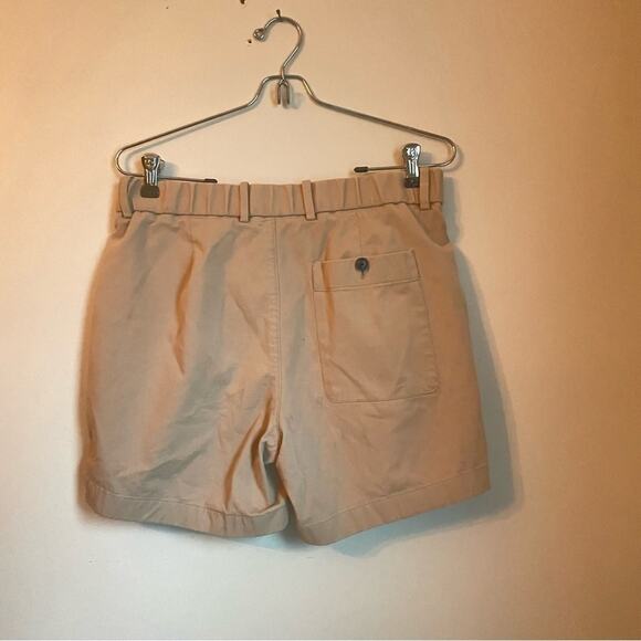 Everlane Uniform Tan Buttoned Shorts - Picture 2 of 3